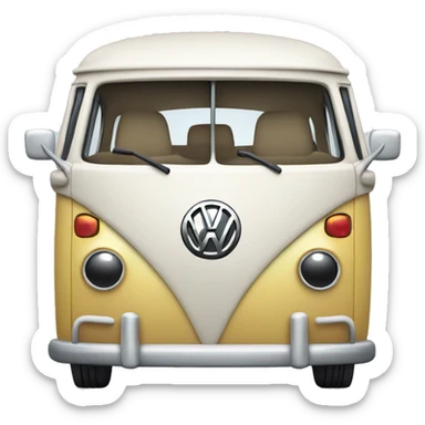 VW car sticker