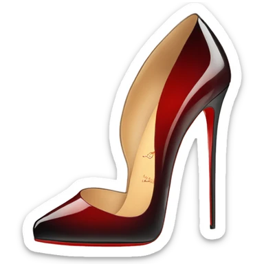 christian louboutin high heels  sticker
