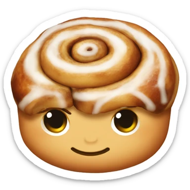 cinnamon bun sticker