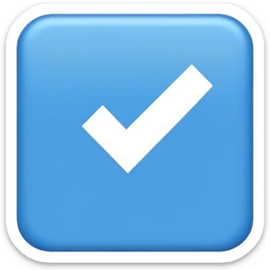 can u make roblox blue square checkmark sticker