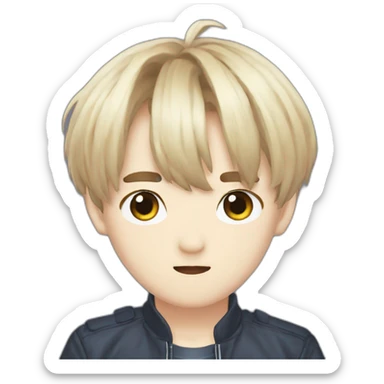 kpop-baekhyun-bangs sticker