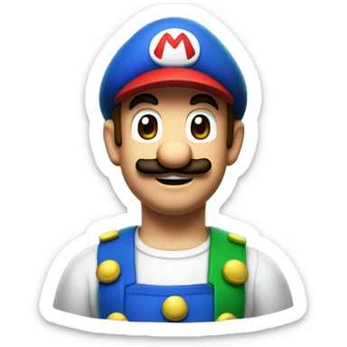 mario and luigi sticker