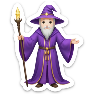 wizard butt sticker