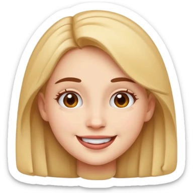 anya forger emoji with a contour sticker