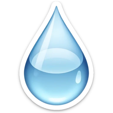 Water droplets sticker