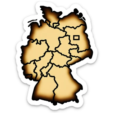 germany map sticker