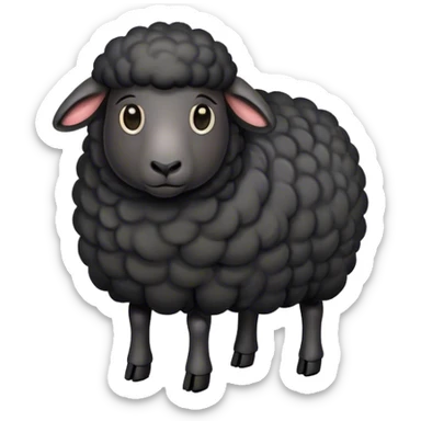 Black sheep  sticker