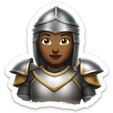 Lady knight  sticker
