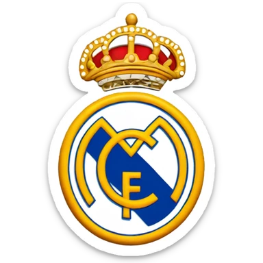 Real madrid logo sticker