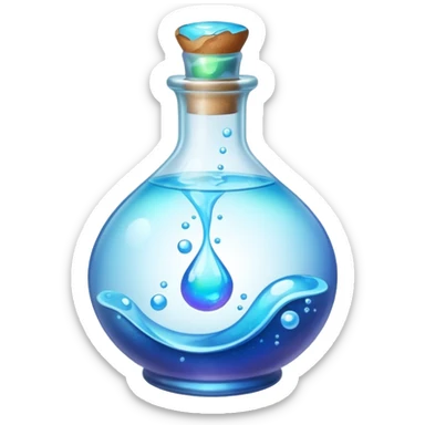 magic potion blue sticker