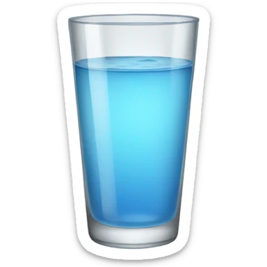 water glass sticker