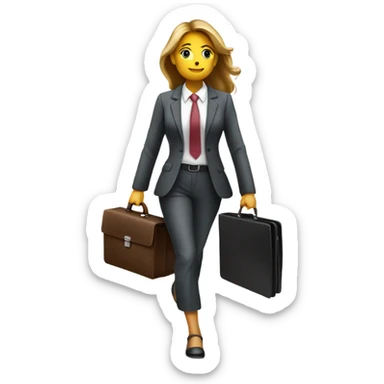 She had left the office before I arrived. sticker