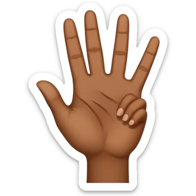 West side hand sign sticker