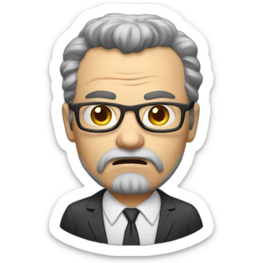 Angry Philosophy Teacher sticker