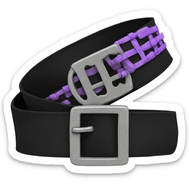 emo belt  sticker