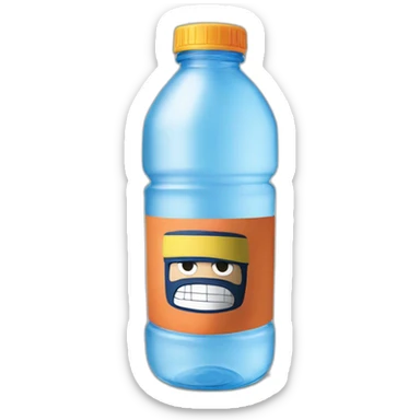 Naruto drink water sticker