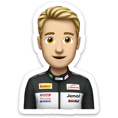 Fórmula 1 driver sticker