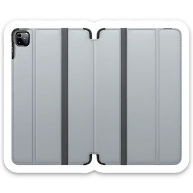 Light grey trifold iPad cover
 sticker
