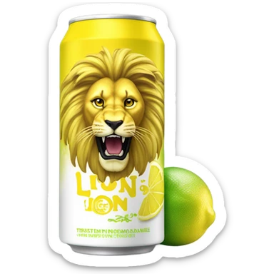 Lions lemonade energy drink  sticker