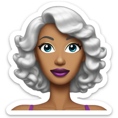 Rupaul meh sticker