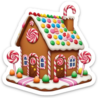 Candy land  house  sticker