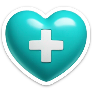 hospital heart sticker
