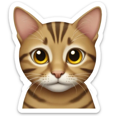 tabby cat  sticker