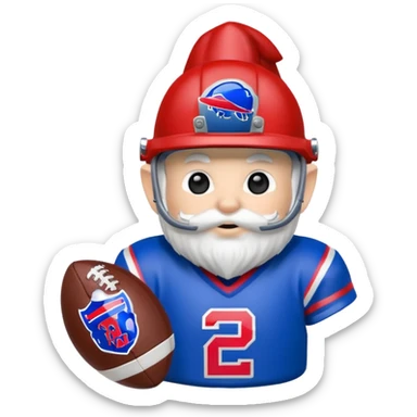 Buffalo Bills gnome sticker