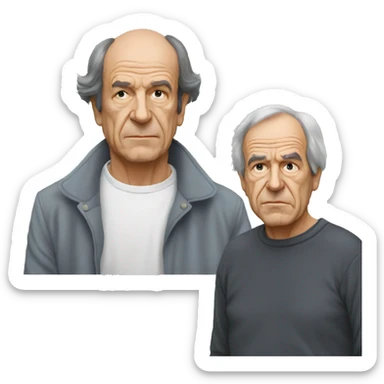 Gilles Deleuze and the Rizhome. sticker