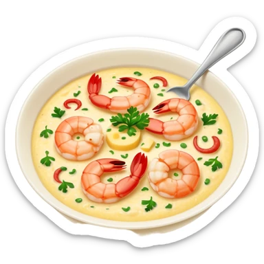 Shrimp and grits Brunch sticker