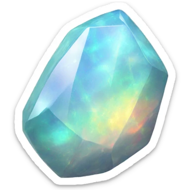 Opal stone  sticker