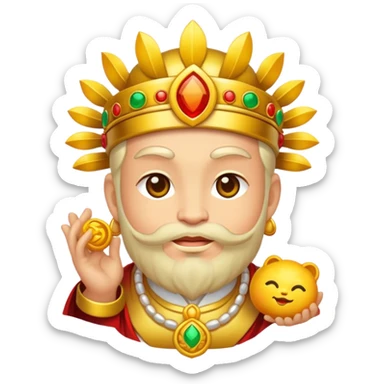 the god of wealth
 sticker
