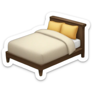 cozy bed sticker