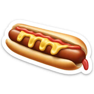 Hotdog with lega sticker