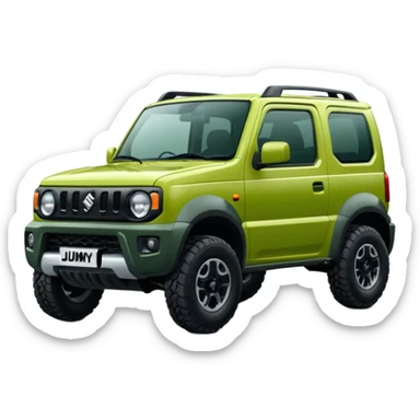 Suzuki jimny green colour sticker