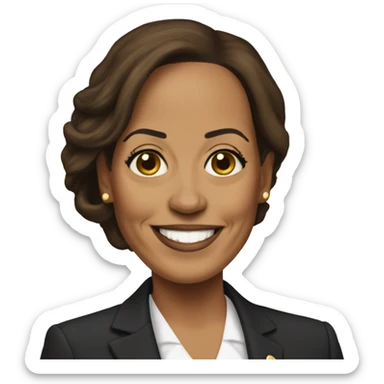Bald Kamala Harris  sticker