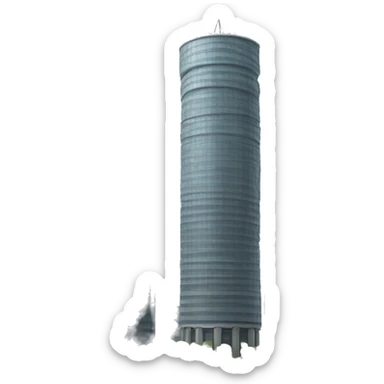 big socity tower modern sticker