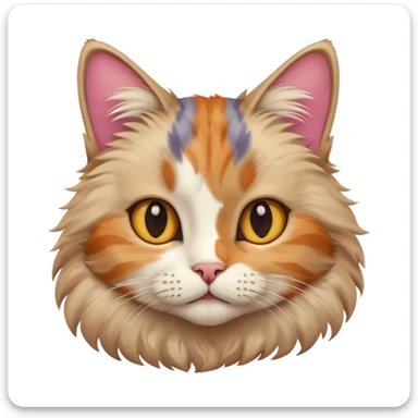 realistic cat from a side angle sticker