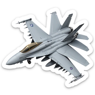 F/A-18 Hornet - McDonnell Douglas (Grey) sticker