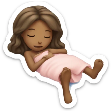 Sleep girl  sticker
