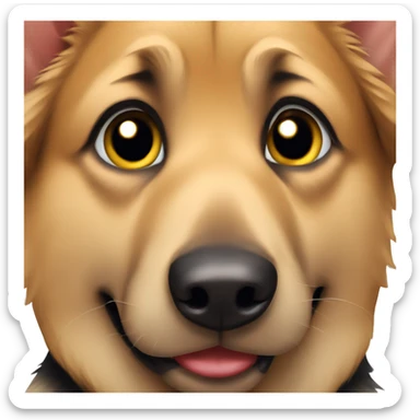 german shepherd sticker