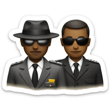 Two spy taking over the world sticker