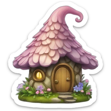 fairy house sticker