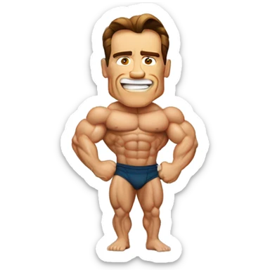 arnold schwarzenegger physique sticker