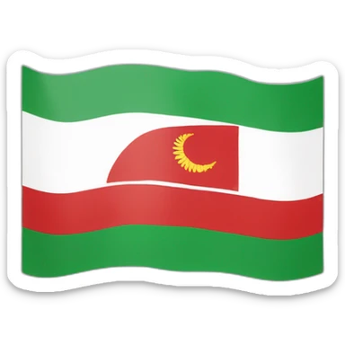flag republic of tatarstan sticker