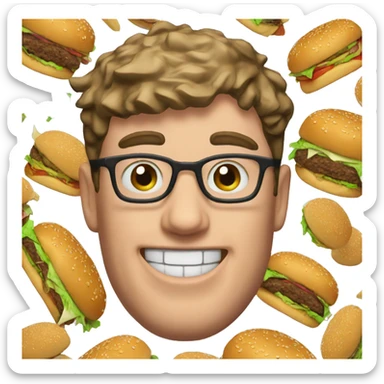 mrbeast burger sticker