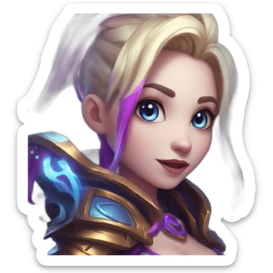 arcane jinx league of legends sticker