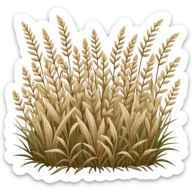 nature hearb beige sticker