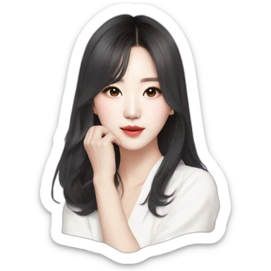 KPOP group Aespa member Kim Min-jeong sticker