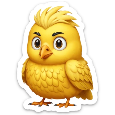 vild big bird sticker